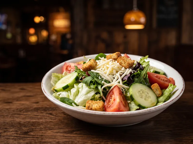 Side Salad at Steamers Stonewall Tavern