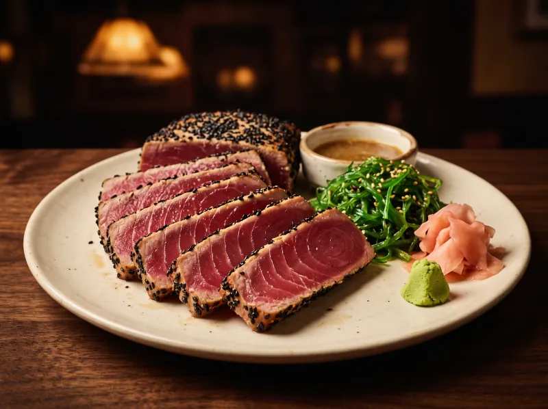 #1 Yellowfin Tuna at Steamers Stonewall Tavern