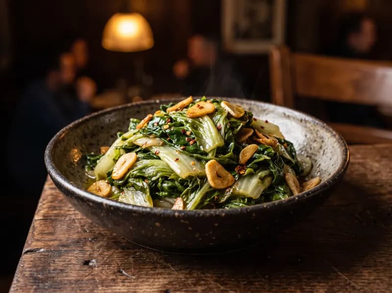 Italian Greens at Steamers Stonewall Tavern