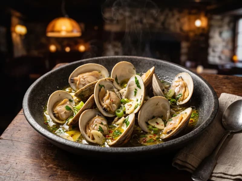 Clams Ala DeNapoli at Steamers Stonewall Tavern