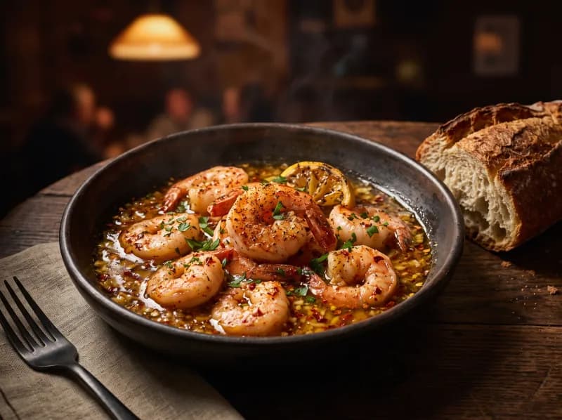 Hot & Spicy Shrimp at Steamers Stonewall Tavern