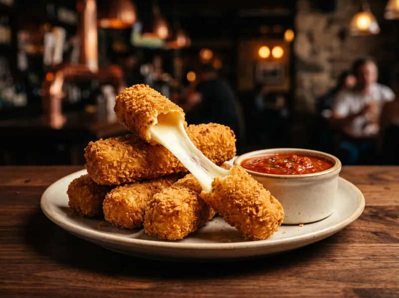 Fried Cheese at Steamers Stonewall Tavern