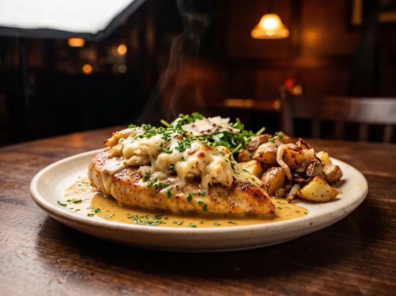 Imperial Chicken at Steamers Stonewall Tavern