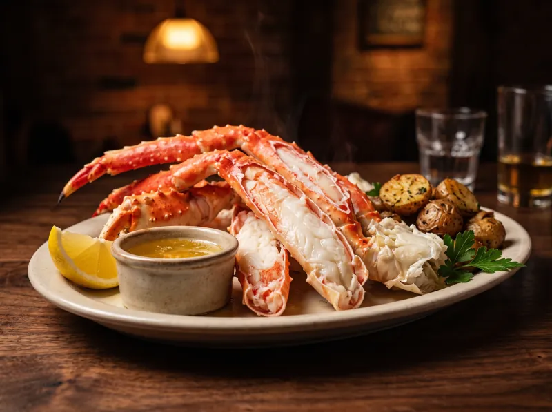 King Crab at Steamers Stonewall Tavern